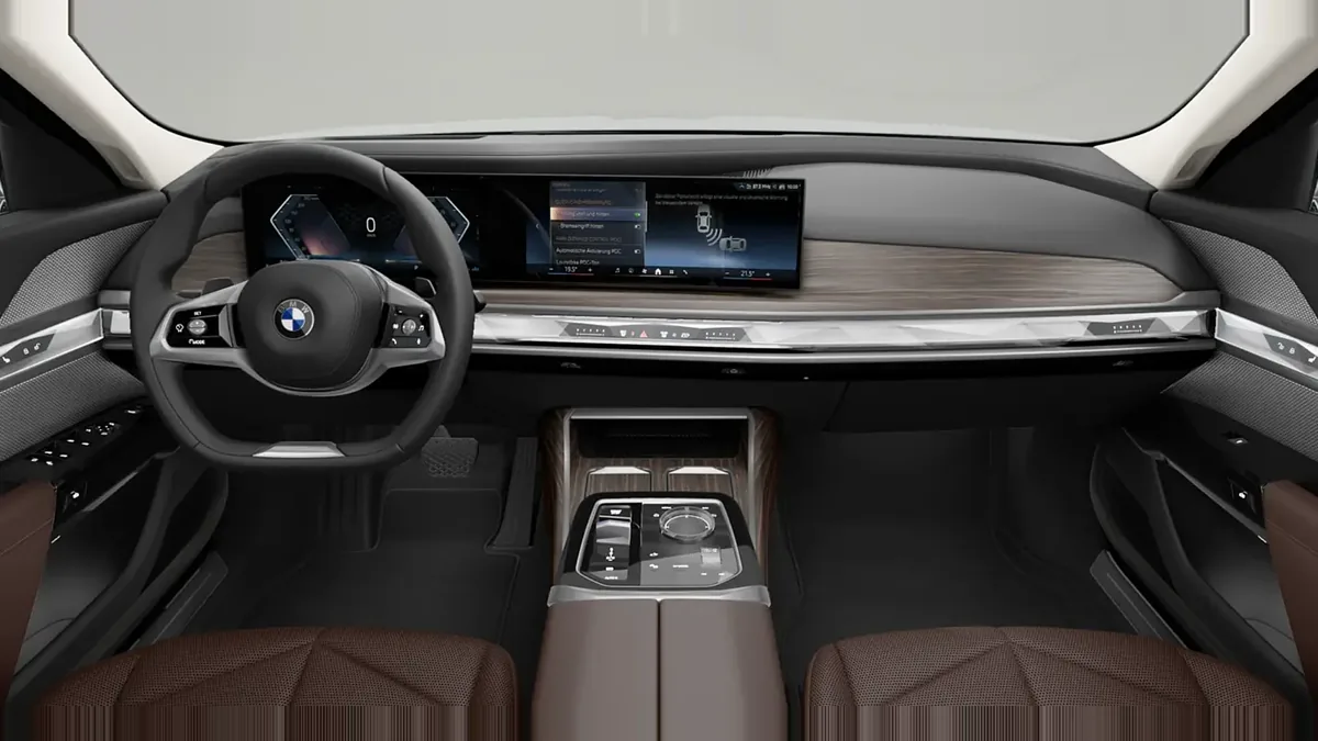 BMW Serie 7 740d xDrive en renting en Zaragoza — Delantera