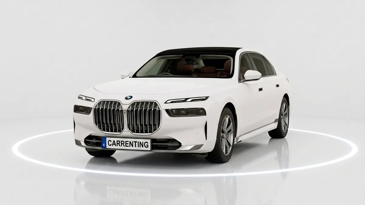 BMW Serie 7 740d xDrive en renting en Zaragoza