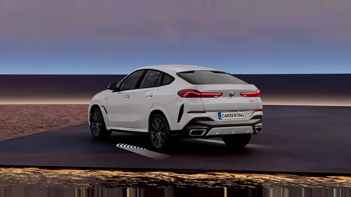 BMW X6 xDrive30d M Sport en renting en Zaragoza — Lateral