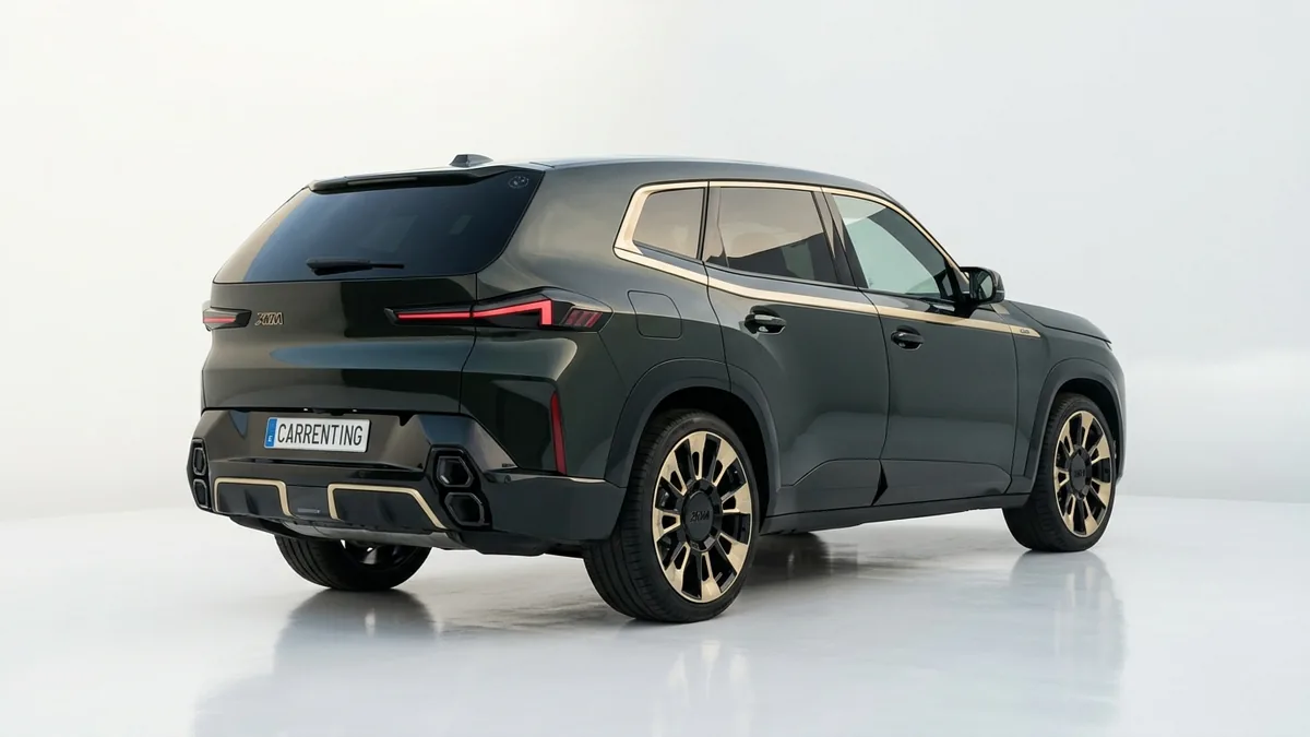 BMW XM 50e 350kW en renting en Zaragoza — Trasera