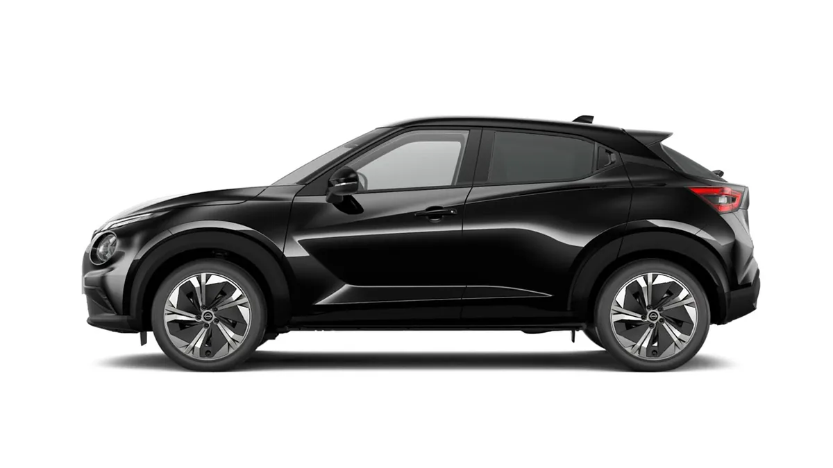 Nissan Juke 1.6 Hybrid Nconnecta 145CV Automático en renting en Zaragoza — Lateral