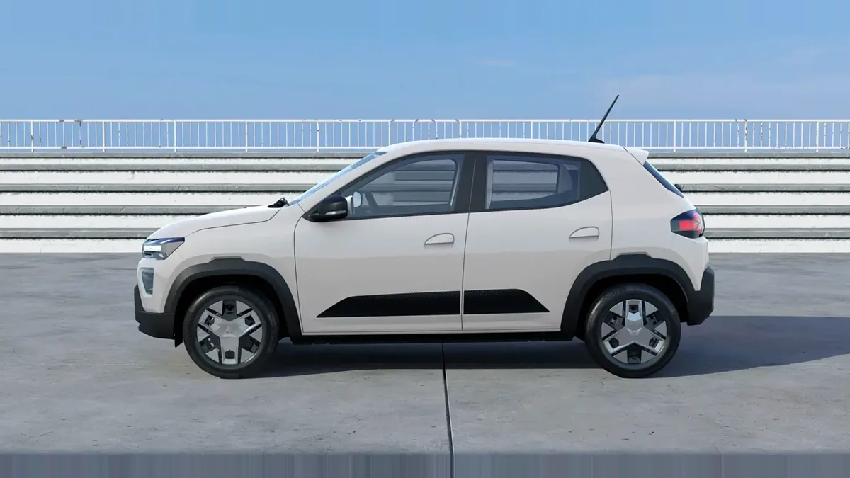Dacia Spring Expression Electric 33kW (45CV) en renting en Zaragoza — Lateral