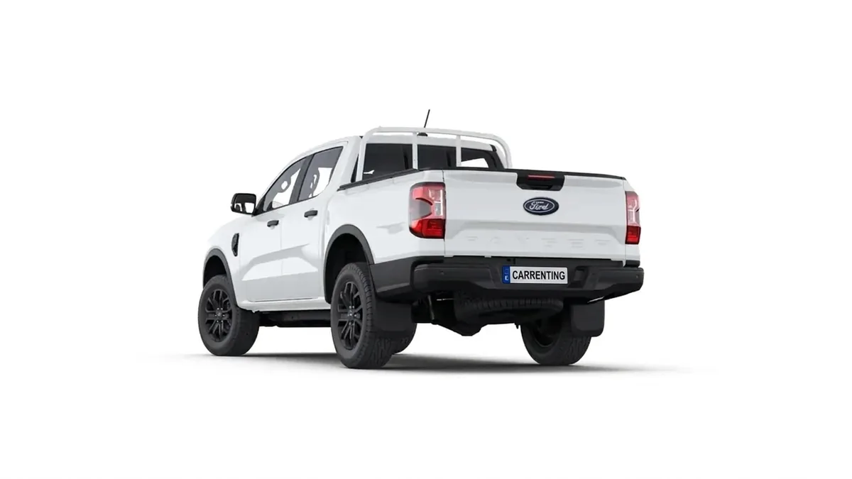 Ford Ranger XLT Doble Cabina 3.0 EcoBlue 240CV en renting en Zaragoza — Trasera