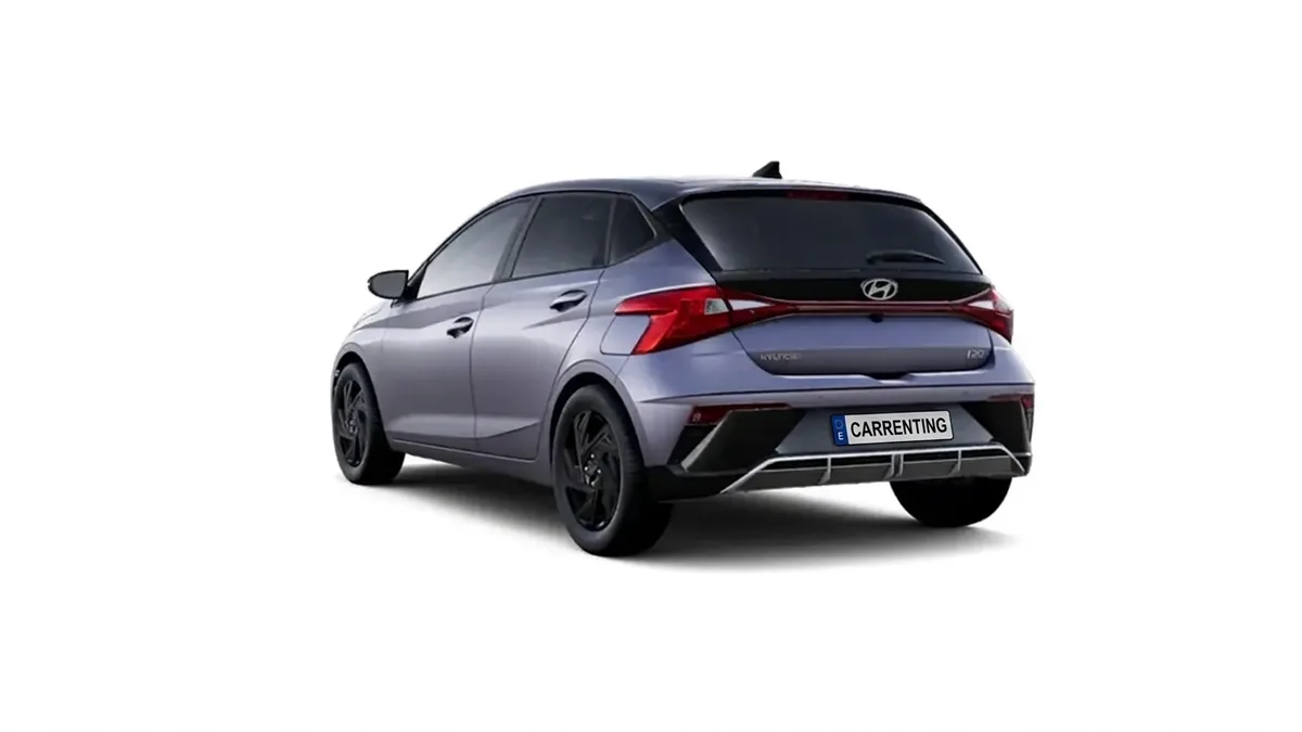 Hyundai i20 1.0T Black Line 90cv MY26 en renting en Zaragoza — vista 8
