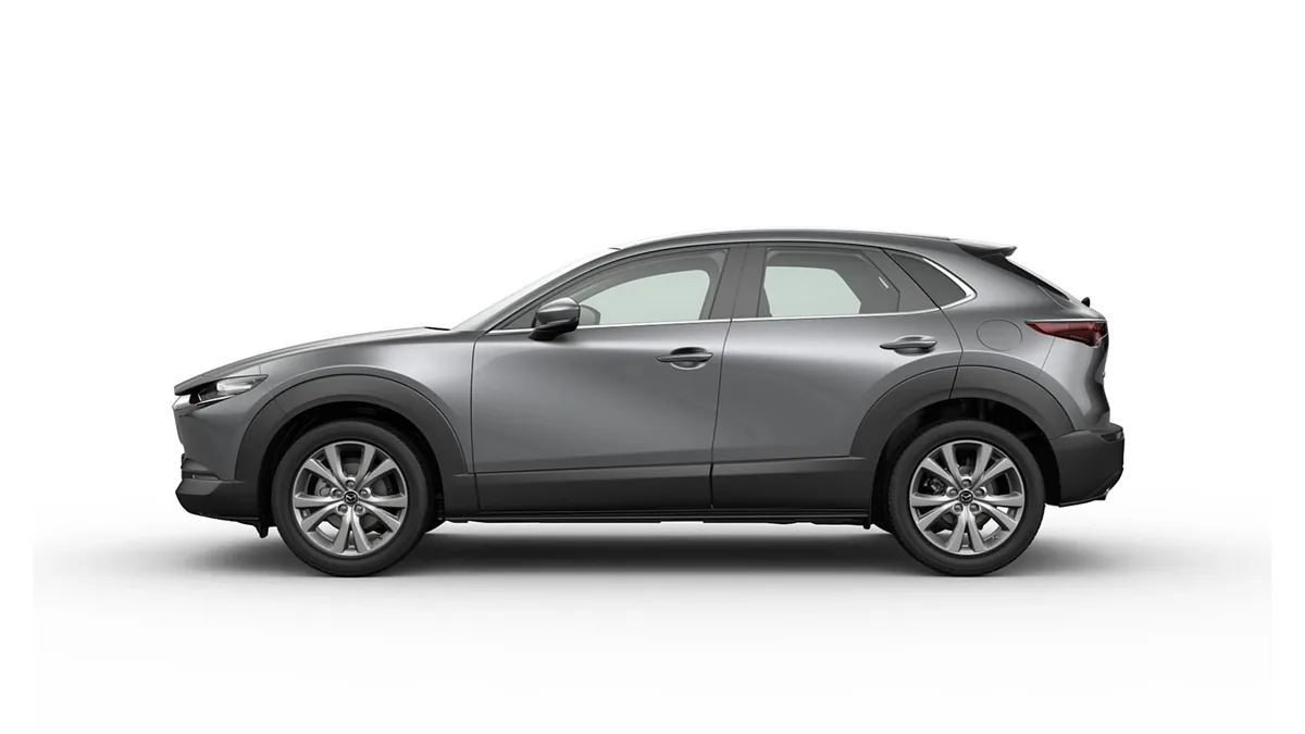 Mazda CX-30 e-SKYACT G MHEV Centre-Line en renting en Zaragoza — Lateral