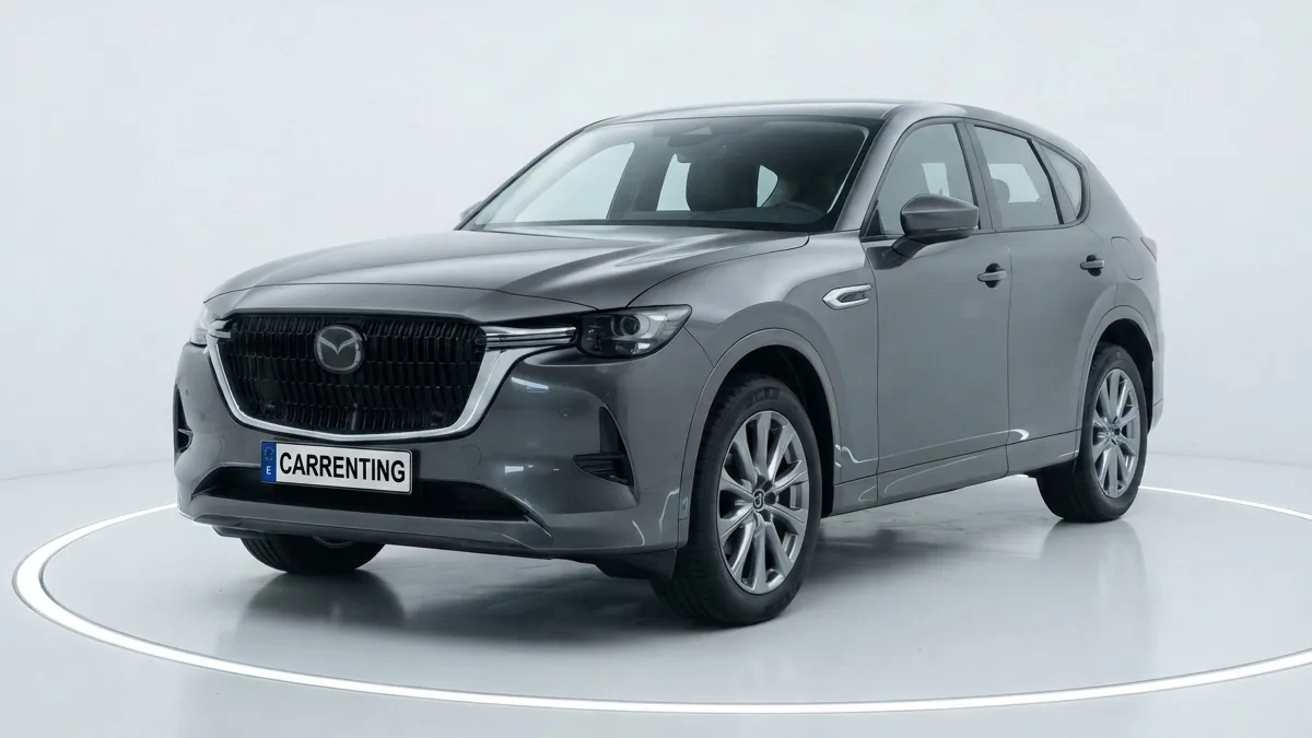 Mazda CX-60 e-Skyactiv D MHEV 8AT RWD Exclusive-Line en renting en Zaragoza