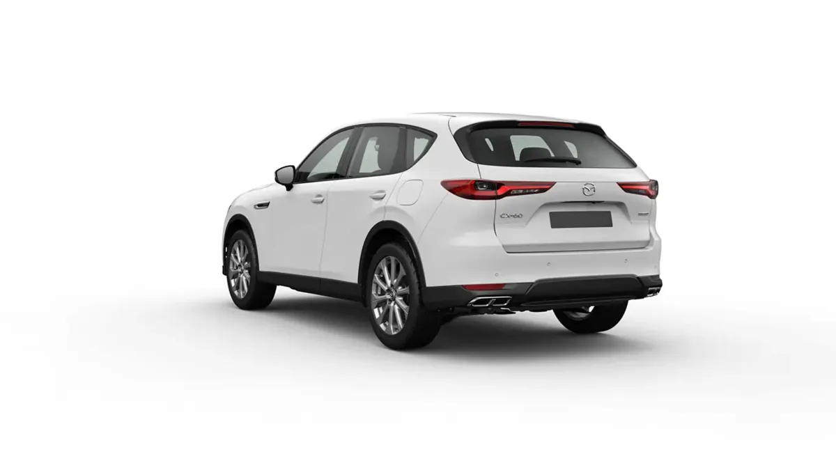Mazda CX-60 e-Skyactiv MHEV RWD Exclusive-Line II en renting en Zaragoza — Delantera
