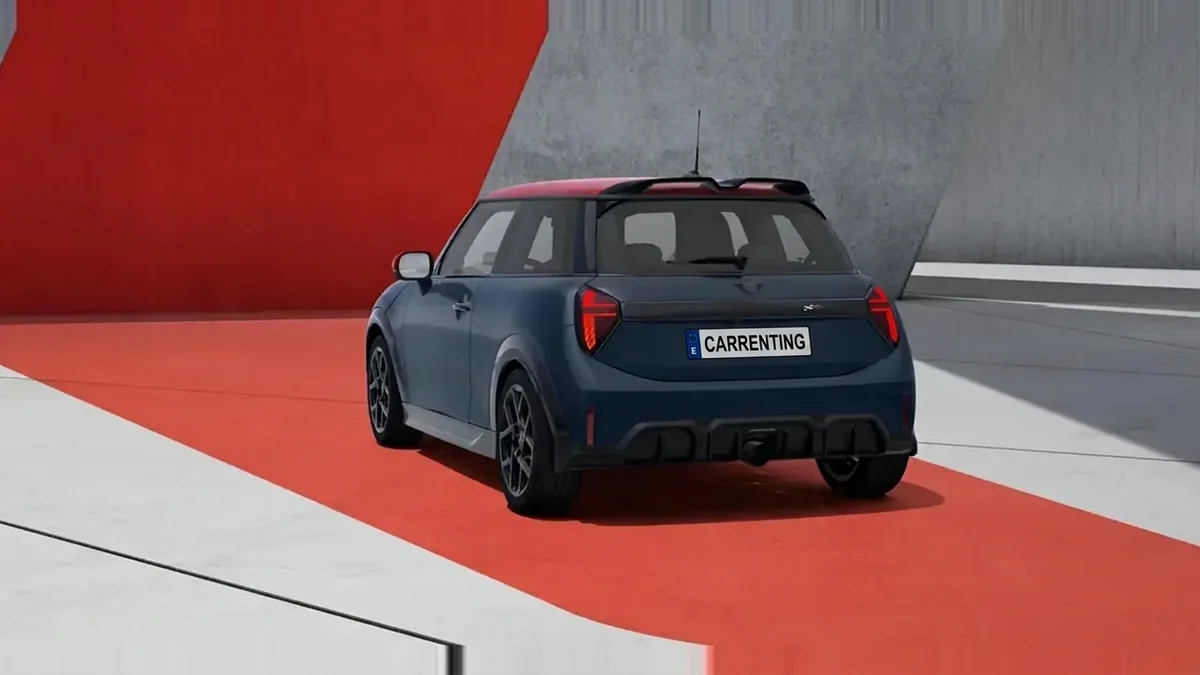MINI John Cooper Works en renting en Zaragoza — Trasera