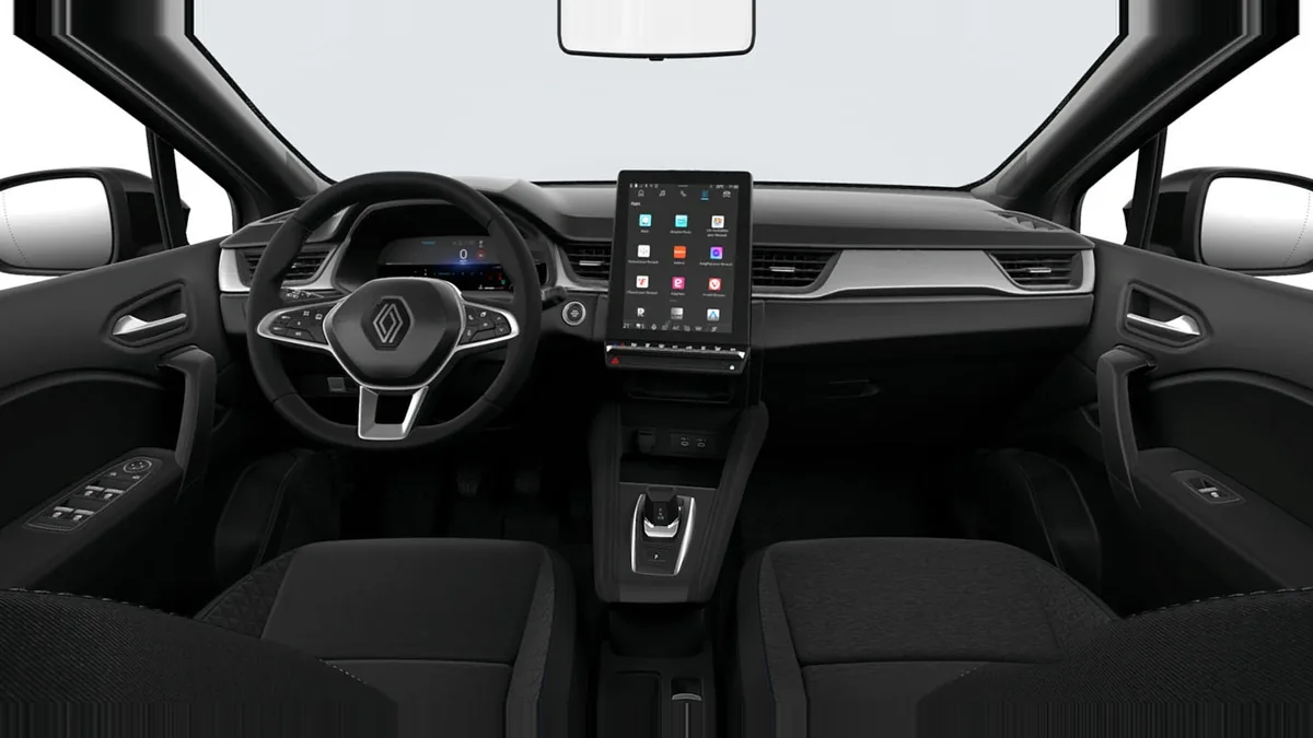 Renault Captur Evolution TCE 140cv DCE en renting en Zaragoza — Delantera