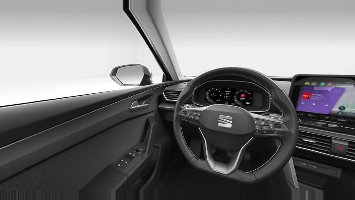 SEAT León 2.0 TDI Style XL Fleet Pack en renting en Zaragoza — Interior