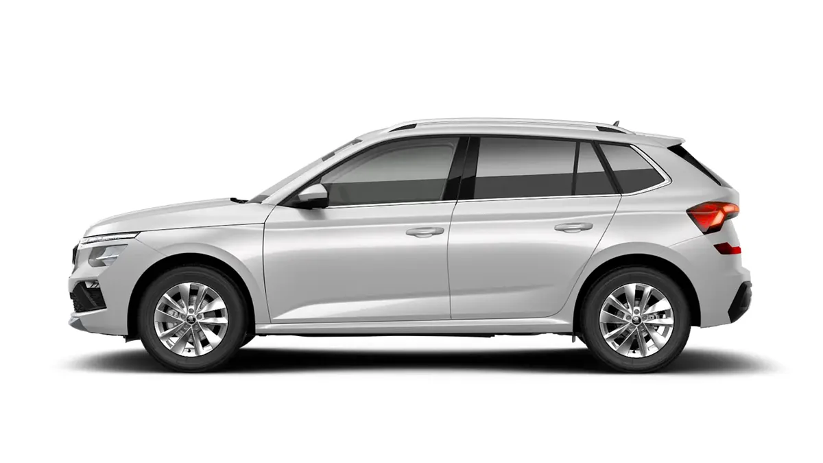 Škoda Kamiq 1.5 TSI DSG Selection en renting en Zaragoza — Lateral