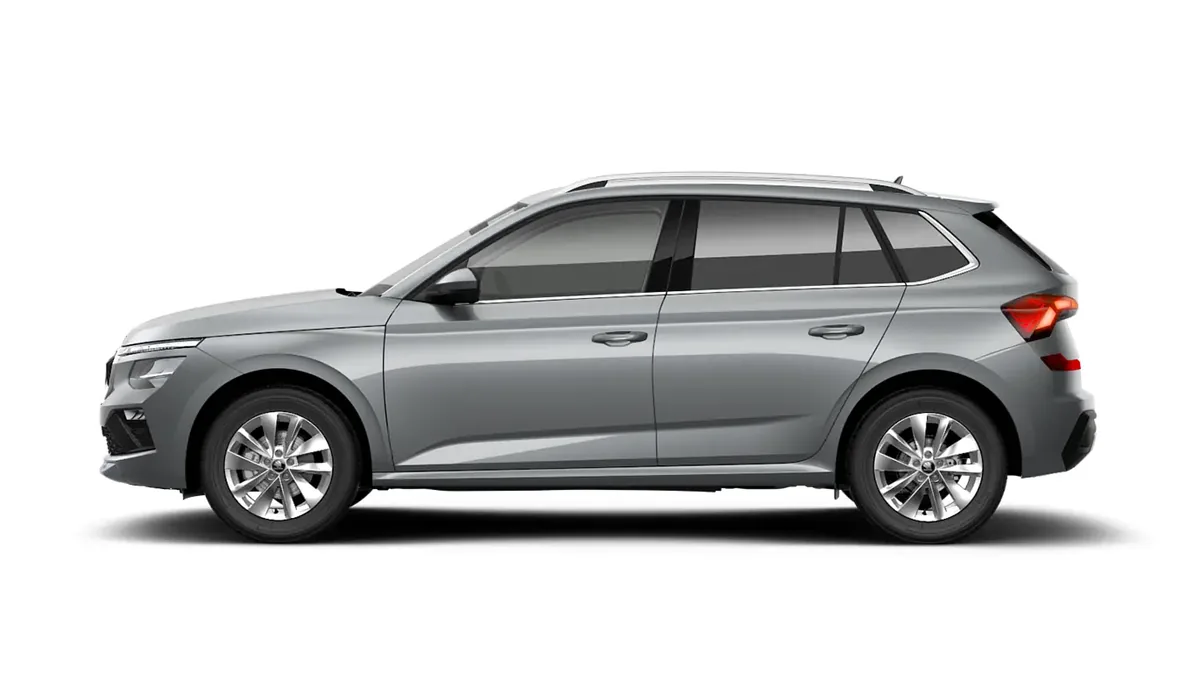 Škoda Kamiq 1.5 TSI DSG Selection en renting en Zaragoza — Delantera