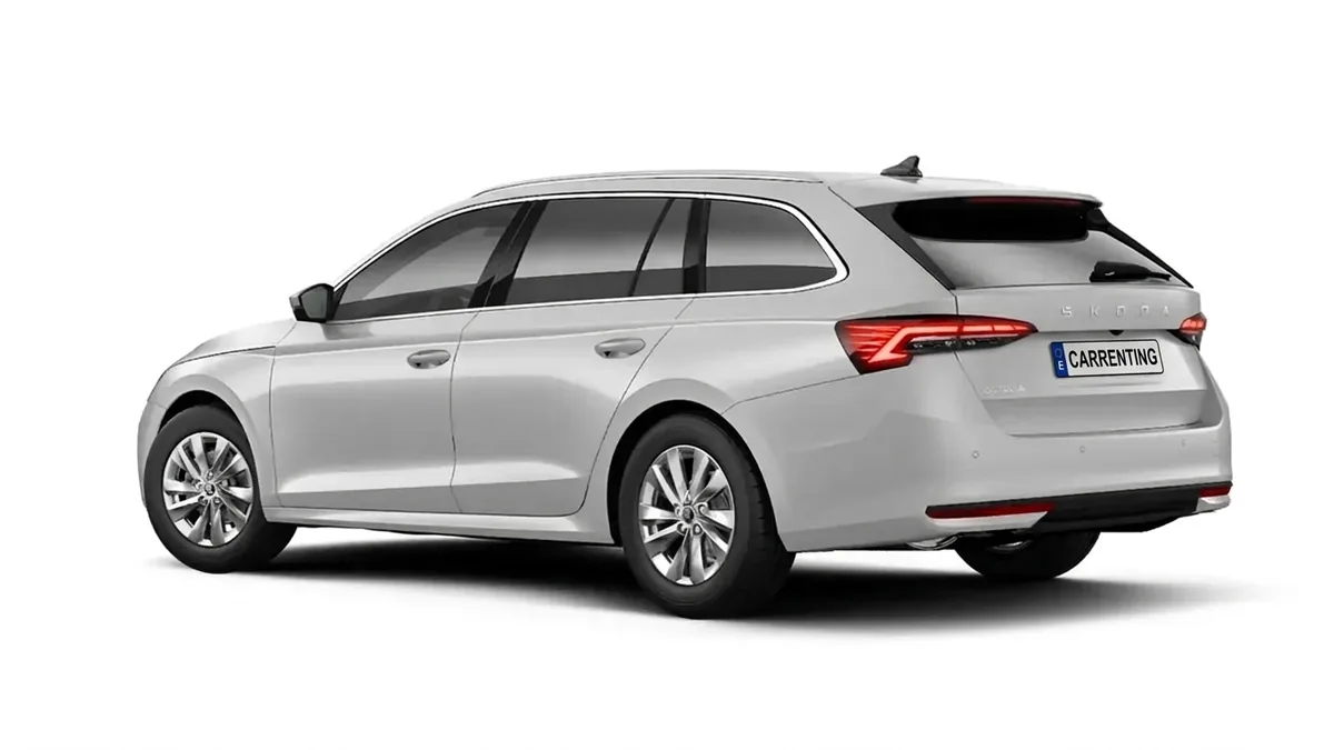 Škoda Octavia Combi Selection 2.0 TDI 150CV DSG 7vel en renting en Zaragoza — Trasera