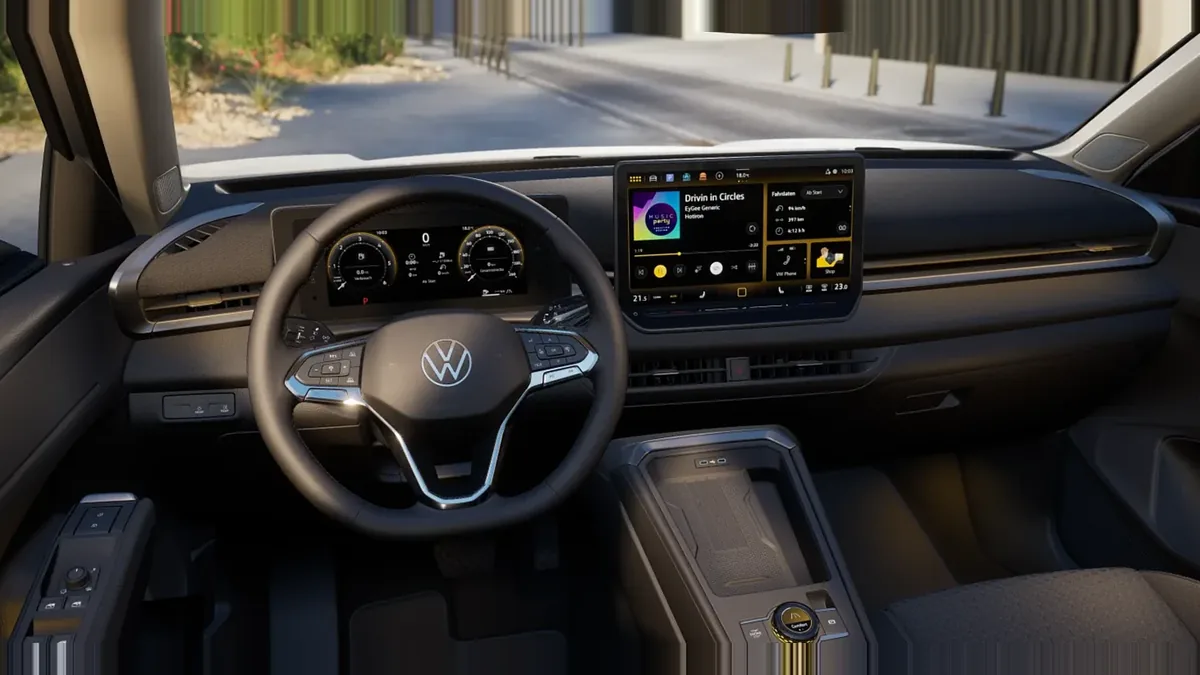 Volkswagen T-ROC Match 1.5 eTSI 150CV DSG en renting en Zaragoza — Interior